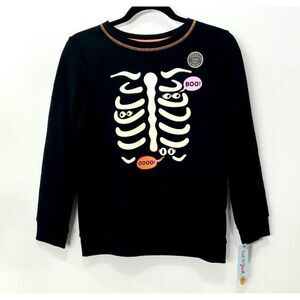 Youth Halloween Skeleton Crew Neck Sweater